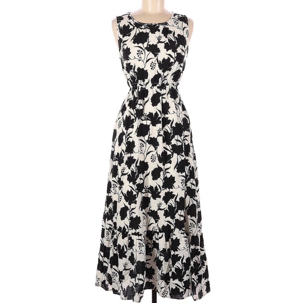 By the River Floral High-Low Maxi dress